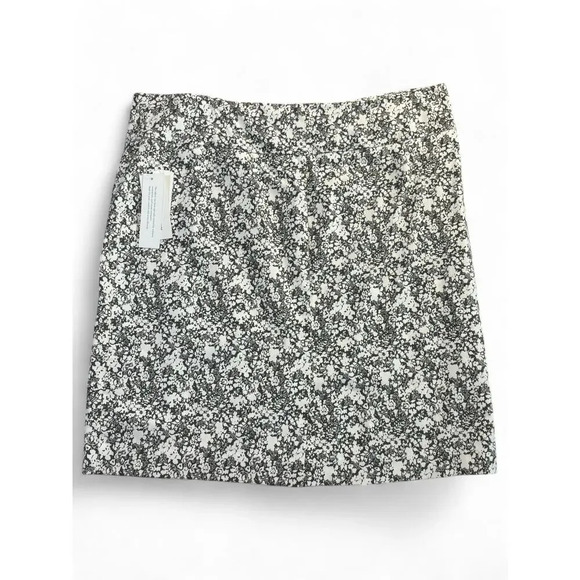 New Margaret M Slimming Pencil Skirt Grey & White Patterned Stretch Pull On - Picture 3 of 8